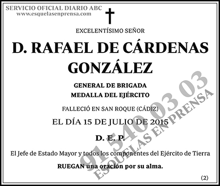 Rafael de Cárdenas González